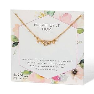 Mom Wish Card Necklace